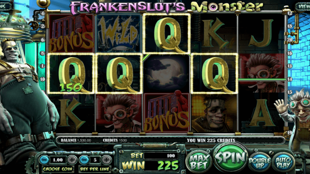 Характеристики слота Frankenslot's Monster 8