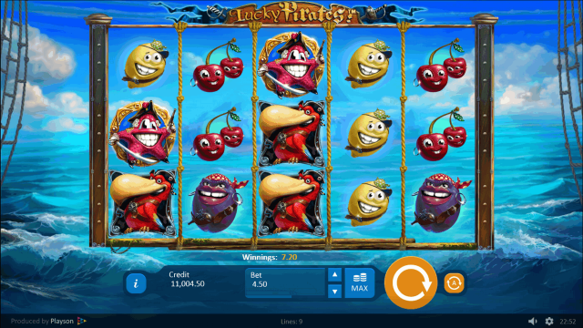 Игровой интерфейс Lucky Pirates! 6