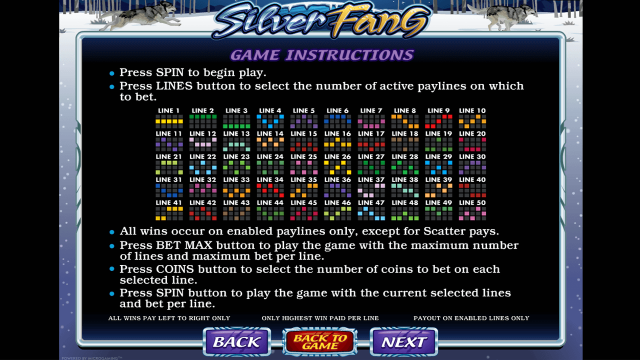 Бонусная игра Silver Fang 5