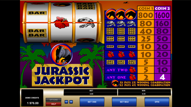 Бонусная игра Jurassic Jackpot 9