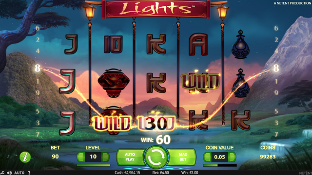 Игровой интерфейс Lights 3