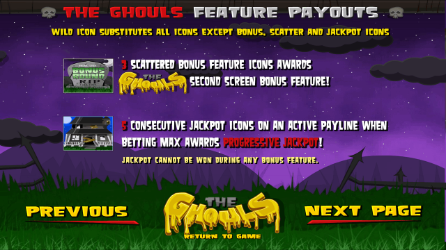 Бонусная игра The Ghouls 6